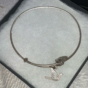 Alex and ani “dove” bracelet